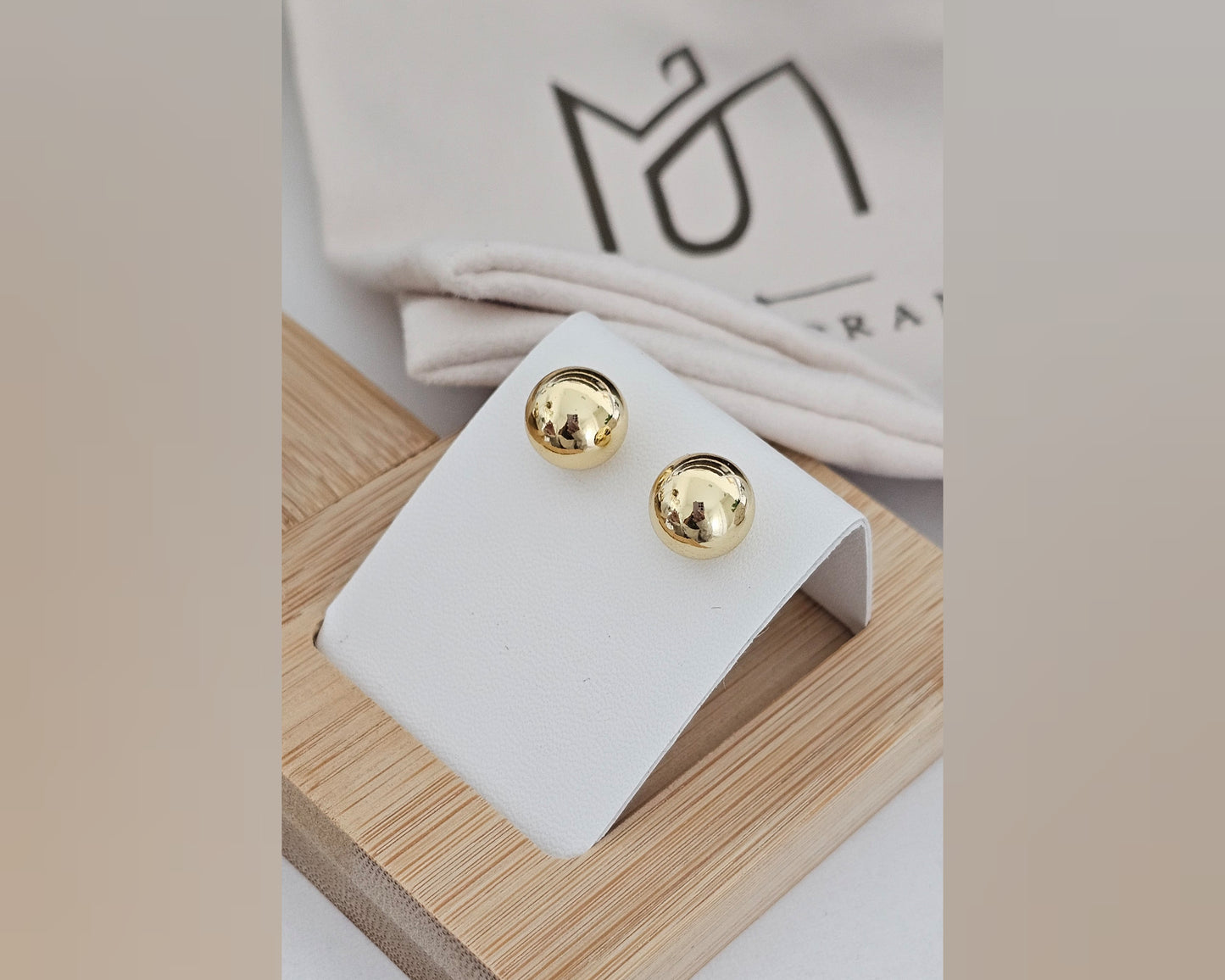 Ball Stud Earrings