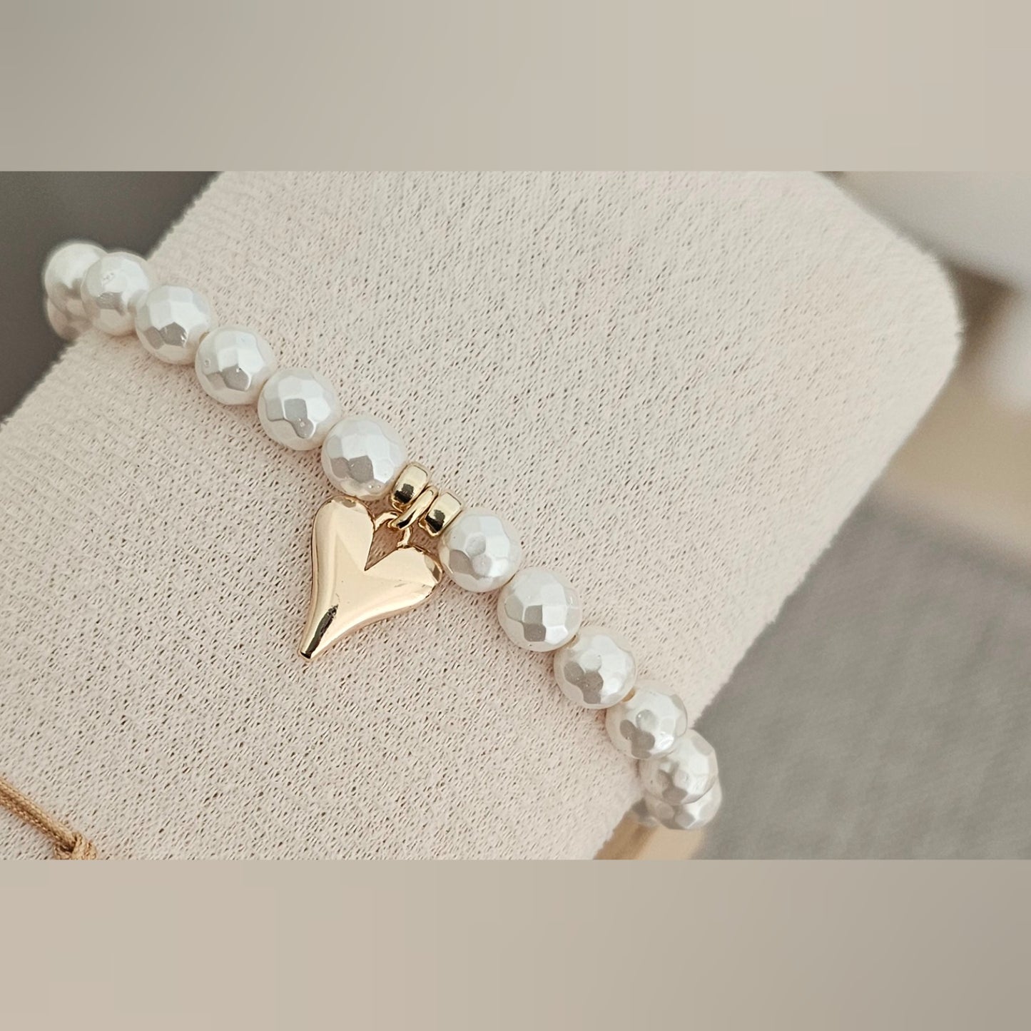 Bracelet Pearl Heart